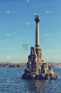 纪念碑,塞瓦斯托波尔,军用船,车队,克里米亚,海港,符号,古老的,户外,石材