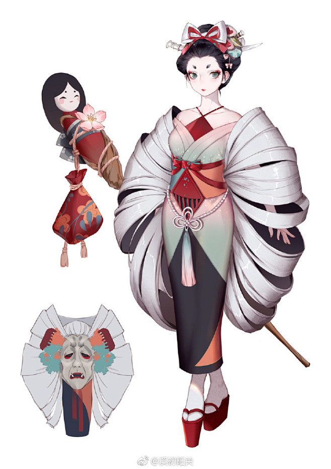 这两个月在阴阳师公开课画的一点东西。
重...