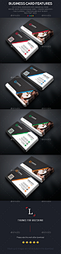 Shape Corporate Business Card - Business Cards Print Templates