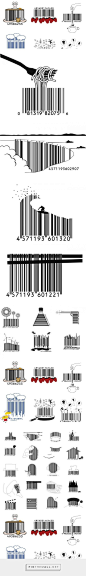 UCreative.com - These Japanese Barcodes Are So Kawaii! | UCreative.com... - a grouped images picture