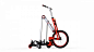 滑轮驱动的自行车新式代步工具AeYo 