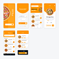 Pizza美食外卖app ui .xd素材下载 - 豆皮儿UI