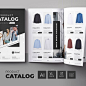 Clothing Product Catalog or Fashion Product Catalog Magazine Template, #Template, #SPONSORED, #Magazine, #Fashion, #Catalog, #Product, #ad