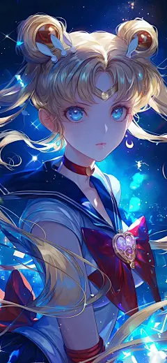 手机壁纸｜美少女战士手机壁纸之马尾少女 - 小红书