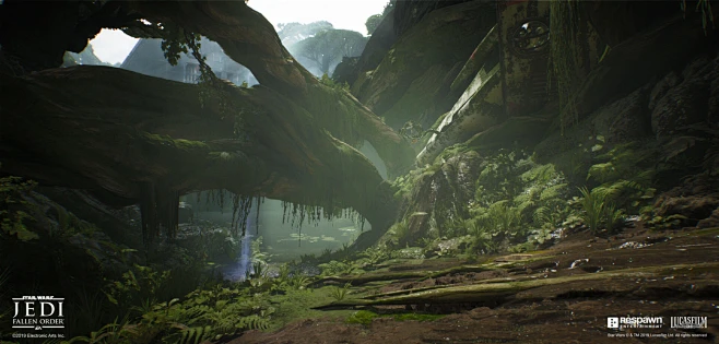 Star Wars Jedi Fallen Order - Kashyyyk Refinery Backside , Lucas Sparks ...
