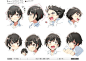 #绘画参考#有关头发的画法，给头发苦手党的练习福利。n(*≧▽≦*)n​