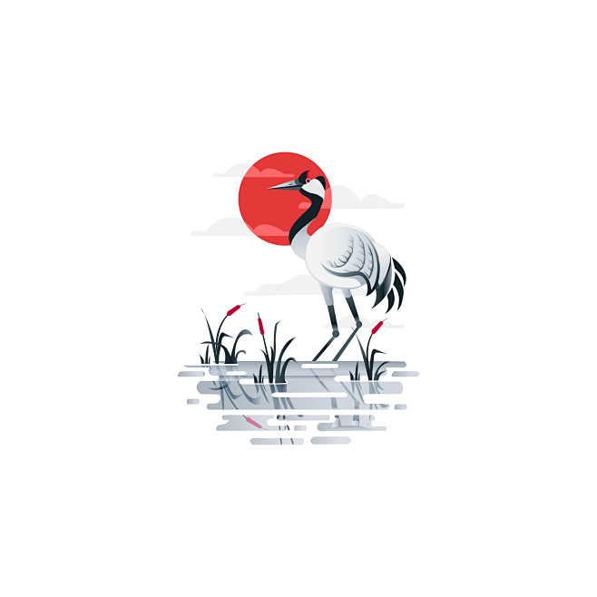 Crane Illustration -...