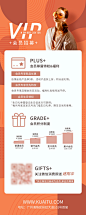 活力橙色VIP会员招募海报设计师活力橙色VIP会员招募海报