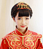 中式婚纱照新娘古装发型 端庄典雅拍出古典风情