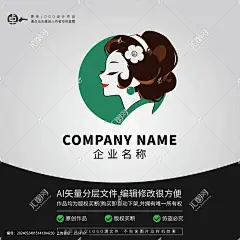国潮怀旧复古人物中国风LOGO
