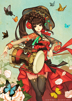 Leonardo-Ki采集到国风——插画类