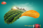 Potato Chips Billboard : Billboard Design for Maz Maz Potato chips.