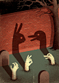 【意大利插画师 Davide Bonazzi 颇具意味的插画作品欣赏】—— Haloween Shadows