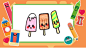 冰棍popsicle-英语简笔画教程,冰棒又叫冰棍、冰糕、棒冰是我们夏季常吃的解暑食品由果汁、牛奶等制成口味和种类非常多你喜欢什么样的呢跟我说我喜欢吃冰棒I like to eat popsicle（微信公众号：飞童亿佳）