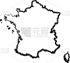 法国,分离着色,白色,欧洲,国内著名景点,名声,剪影,度假