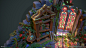 Sunny Market Entrance, Jasmin Habezai-Fekri : A personal PBR project with a touch of hand painting I've been working on in my free time. Based on the wonderful concept by Hyunsu Cha: https://www.artstation.com/artwork/zAw24w
I wanted to create a very cozy
