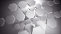 General 1920x1080 hexagon digital art artwork abstract white gray CGI