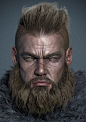 Viking, Junggyu  Kim : Zbrush BPR & Fibermesh 