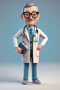 医疗团队医生人物模型