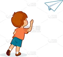 纸,飞机,可爱的,旅途,玩具,床单,动物,儿童,飞,休闲