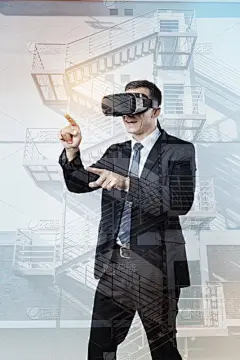 男人,网络空间,快乐,愉快的,垂直画幅,未来,领导能力,男商人,新创企业,经理