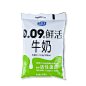 君乐宝0.09秒鲜活牛乳生牛乳鲜牛奶纯牛奶200ml*12袋新鲜营养早餐-tmall.com天猫