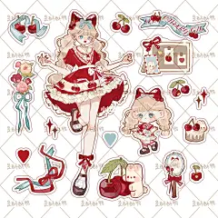 原创人物贴纸｜未授权（01）