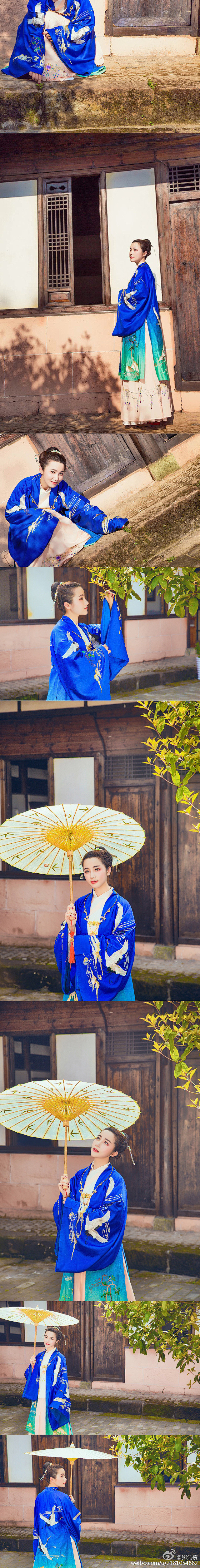 #汉服摄影# 
【玉楼春】
沈沈庭院莺吟...
