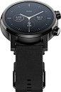 Moto360 : The new Moto 360 is a beautiful, stainless steel timepiece that curates notifications to fit your lifestyle. Get updates, not interruptions. The stainless steel curved case with rotating crown and customizable action button mimic the haptic expe