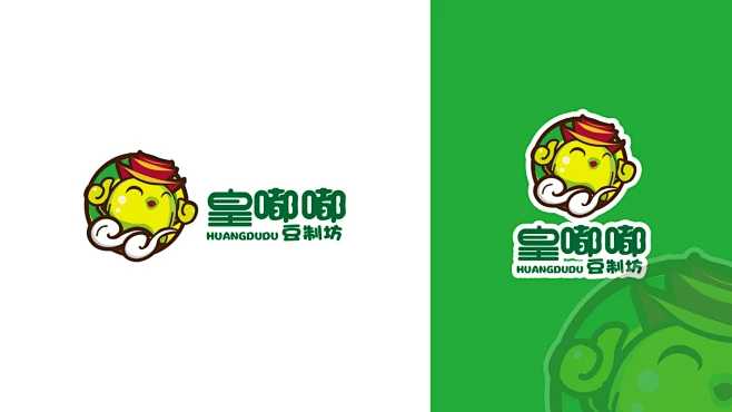 皇嘟嘟豆制品牌LOGO设计中标图0-花瓣网