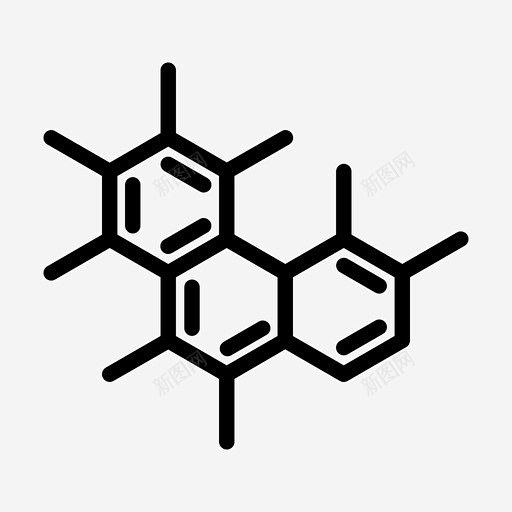 分子连接植物图标 免费下载 页面网页 平...