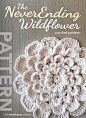 Crochet Flower Pattern PDF (The Neverending Wildflower Crochet Pattern by Little Monkeys Crochet) flower crochet pattern