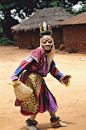 Yoruba Masked Ritual Dancer, Nigeria   - Explore the World with Travel Nerd Nici, one Country at a Time. <a class="text-meta meta-link" rel="nofollow" href="http://TravelNerdNici.com" title="http://TravelNerdNici.com&