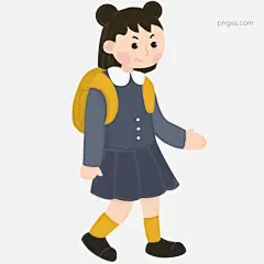 手绘插画开学日学生素材图片大小2000x2000px 图片尺寸15.27 MB 来自PNG搜索网 pngss.com 免费免扣png素材下载！创意小学生#卡通手绘#手绘插画学生#手绘学生#书包#唯美中学生#小学生#校服#校园#学生#中学生#