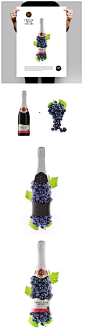 葡萄酒包装 创意葡萄酒海报设计模板分享