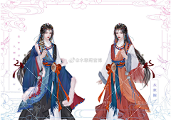 绵羊～采集到古风立绘-女