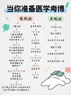 教育考博时间规划攻略指南小红书配图
