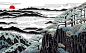 china culture ILLUSTRATION  scenery 地理 徽州 插画 文创