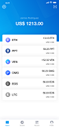 Token Kit钱包首页-上线项目