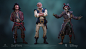 Sea of Thieves A Pirates's Life, Hendrik Coppens : A selection of the characters I worked on for Sea of Thieves: A Pirate's Life. Aside from modelling these characters and costumes, my responsibilities involved overseeing character related work for the Pi