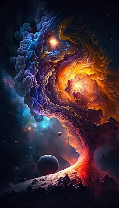 宇宙中的宇宙 宇宙中的宇宙 第 2 部分 AI 艺术作品 5