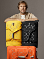marc newson redesigns iconic louis vuitton luggage using soft thermo-formed textiles designboom
