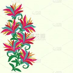 白色背景,分离着色,贺卡,可爱的,不平坦的,背景分离,复古风格,细的,草,春天
