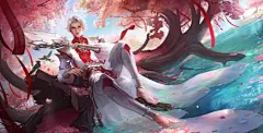 #王者荣耀# 诸葛亮-武陵仙君 （自己的版本），背后充满了故事的一张图，过程有过开心，有过争取，也有妥协，在不可预测的未来当中一点一点尝试，最终结果是好是坏已经不重要，绘制中的所有情绪对于我来说更加珍贵@葵葵葵瑡子 的设定超帅，可以和葵大大合作真的超级的高兴和幸运！情人节限定当然也是要 ​​​​...展开全文c
