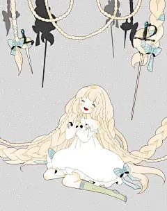 【童话】莴苣姑娘特辑 : 大家都看过格林童话里非常有名的长发公主的故事《莴苣姑娘》吗？讲述的是一个被女巫关在高塔上，拥有一头金色长发的姑娘的故事。
“莴苣”是一种孕妇吃了很有好处的蔬菜的名字。
长发公主因为莴苣换来了被女巫幽禁，在与王子相遇后相知相爱…。在美丽的背后隐藏了很多感人的故事。本特辑便是以此为主题的作品合集。