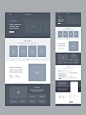 15套网页设计高级排版 | 网页设计原型图