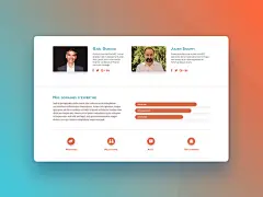 Hey, guys. Here is design concept for team page. This work is done for Franchise Bank.
Thanks for watching.