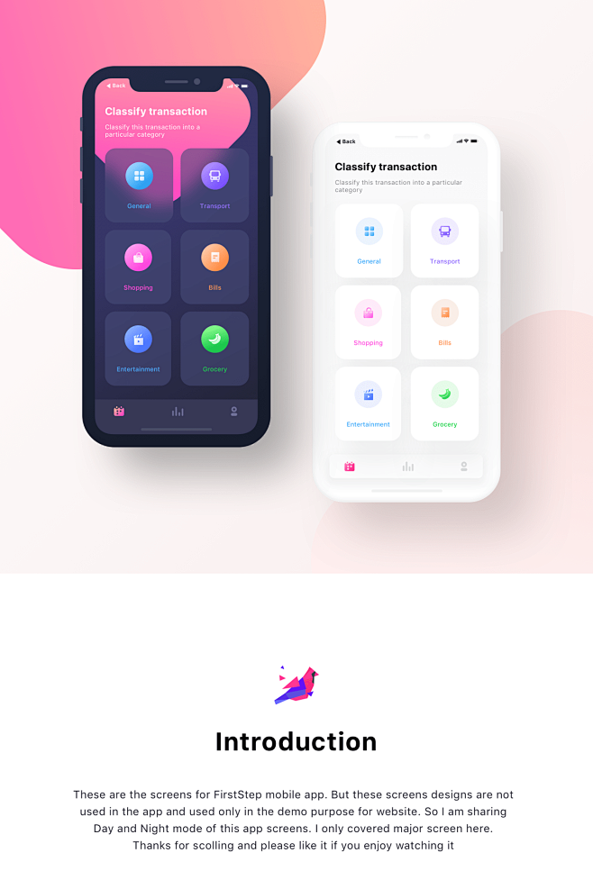 FirstStep mobile app...