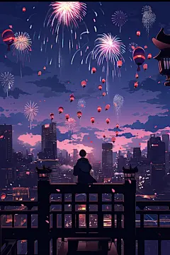 AI数字艺术国庆节建筑漫画扁平风插画-众图网
