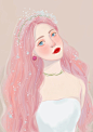 一颗甜甜的少女_徐琼__插画师作品_涂鸦王国gracg.com